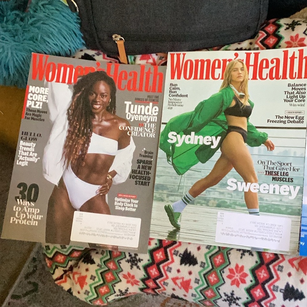 Magazine Lot Collection Women's Health Bundle 2023-2024